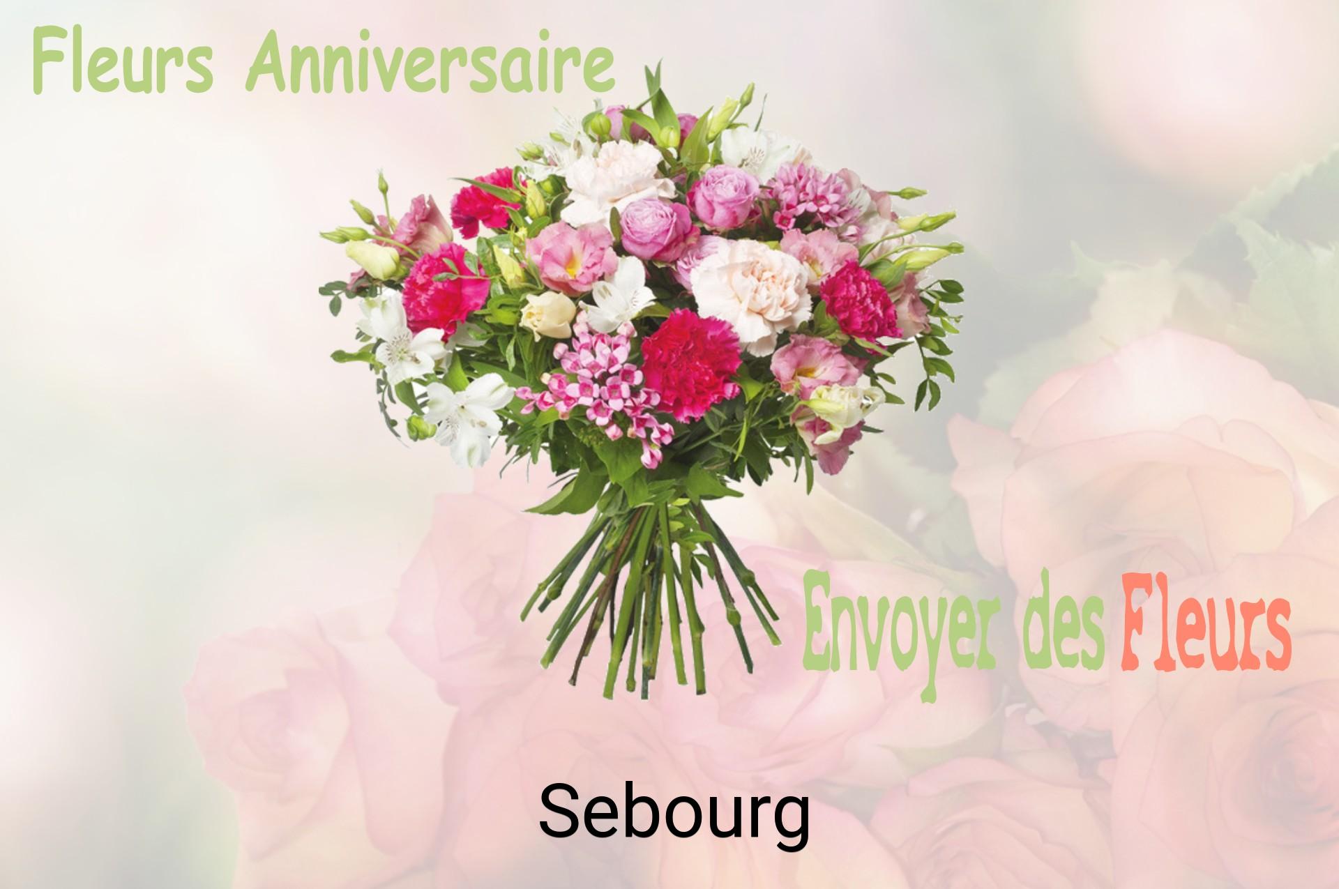 Bouquet de fleurs d’anniversaire livré à Sebourg